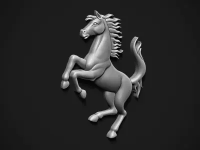 Ferrari Horse 3D print model
