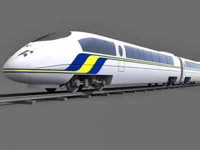 Speed Train 1 3D model