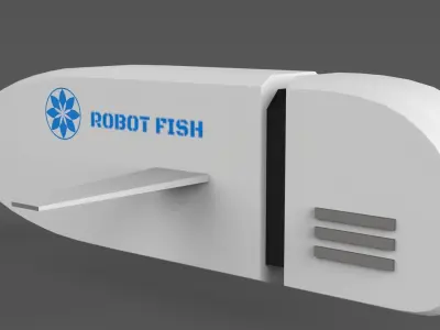 Robot Fish Free 3D model