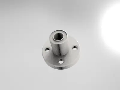 Round Flange Router Shaft Linear Bushing Bearings Series 3D model