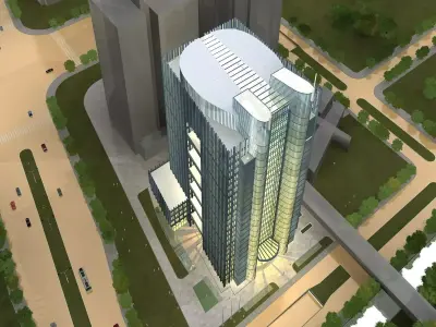Office Building -423 3D model