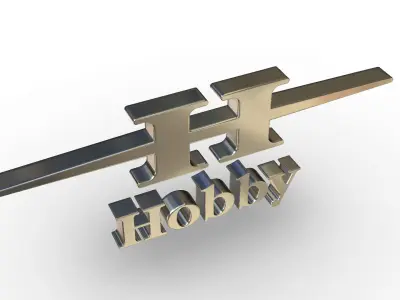 hobby logo 3D model