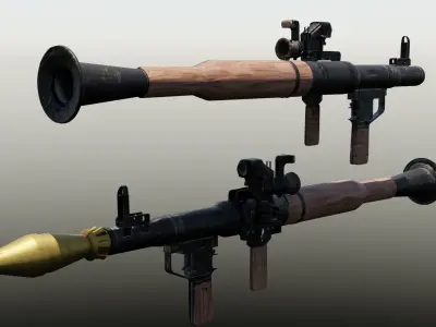 RPG-7 Low-poly 3D model buy
