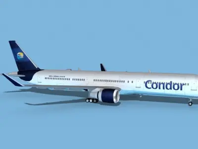 Boeing 767-400 Condor 3D model