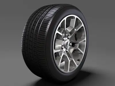 Dodge Challenger GT AWD 2017 wheel 3D model