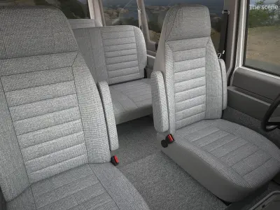 Chevrolet Astro Passenger Van AWD White 3D model