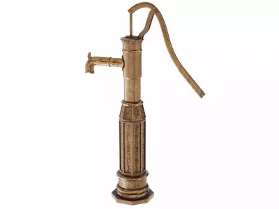 Manual water pump 3D model