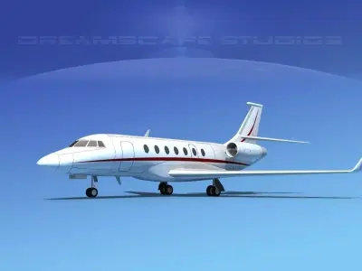 Dassault Falcon 2000 V12 3D model