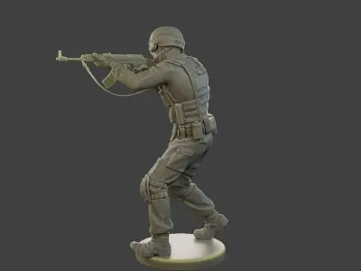 CzechSlovak Police Tactical Unit CPTU1 008 3D print model