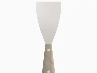 Painter Spatula 02 Low-poly 3D model