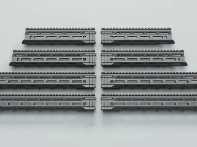 MFR Handguards - Replica Low-poly 3D model