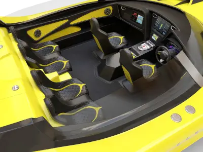 Superveloce speedboat 3D model