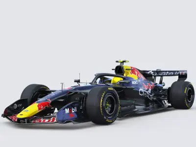F1 RedBull RB22 2026 Low-poly 3D model