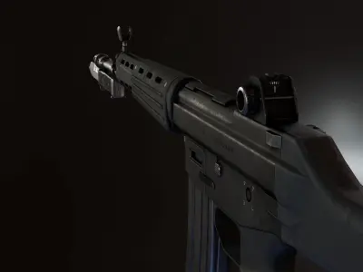 Howa Type 89 Low-poly 3D model