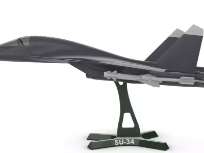Sukhoi Su-34  3D print model