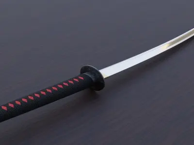Japanese Ancient Katana Free 3D model