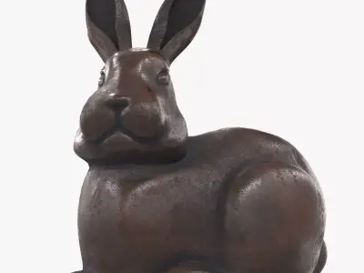 Rabbit Statue  3D model