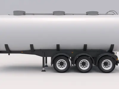 Tank Trailer 3D model