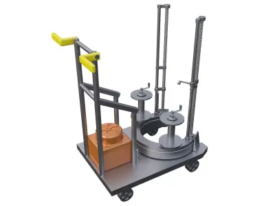 Automatic rope winding 3D model
