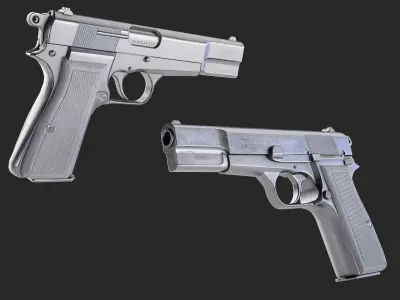 Browning Pistol Texturing In substance painter Texture