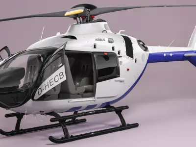 Airbus Helicopter H135 3D model purchase