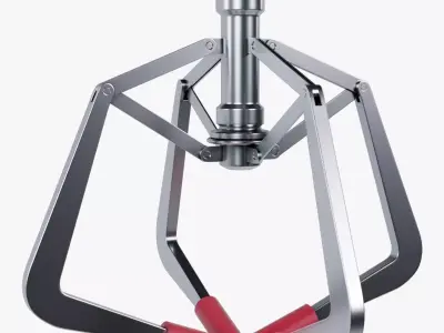 Metal Claw 34 with RIG 3D model