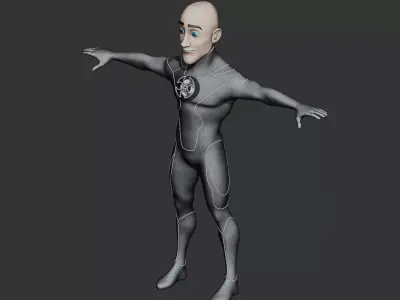 Gblade Original Character Low-poly 3D model