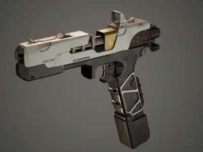 Sci-Fi Weapon Pack Mini Low-poly 3D model