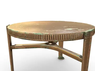 Rome Bronze Table Low-poly 3D model
