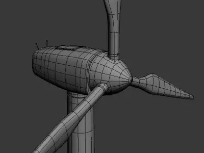 Wind Turbine 3D model by xpress3d