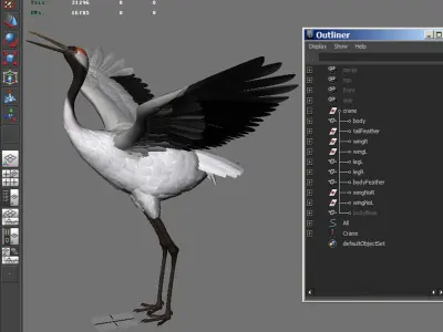 crane 3D model get