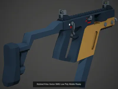 Small Stylized Weapon Pack vol 03 - Low Poly Game Ready