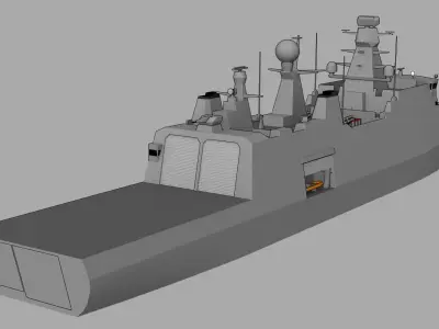 FFG Absalon class Low-poly 3D model