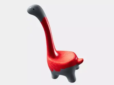Ring Dino Cute Dinosaur 3D Model STL GLB 3D print model