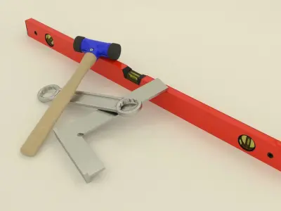 Level tools 3D model