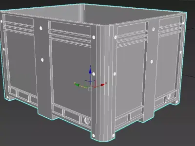 Plastic Box Free 3D model purchase