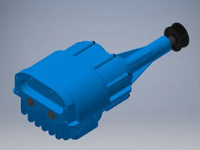 Engine COMPRESSOR 3d model 3D model