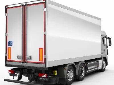 TRUCK VAN LX 6X2 3D model