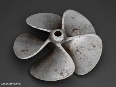 Boat Propeller 3D model 3D model