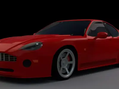 Aston Martin DB7 Free 3D model