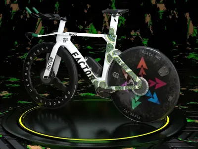 Factor Hanzo time trial bike Low-poly 3D model