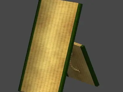 tatami shield Low-poly 3D model