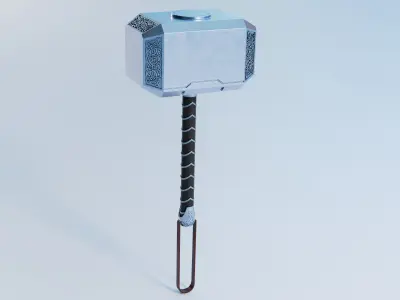 Thors Hammer 3D model