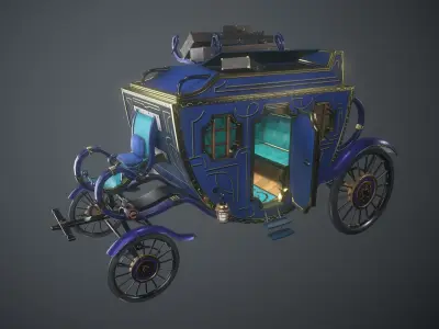 Royal Carriage 3D model