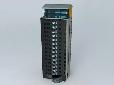 Tower Maasboulevard Free 3D model