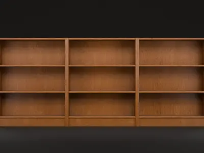 Vintage Sideboard Low-poly 3D model