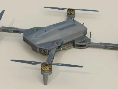 Military Drone SC 3D model