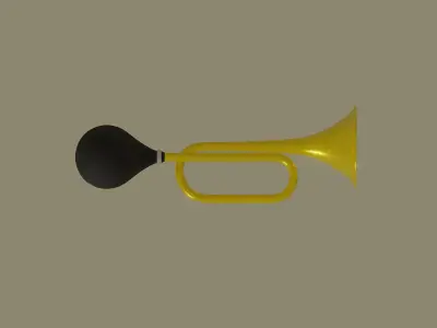 Car Air Horn 3D model