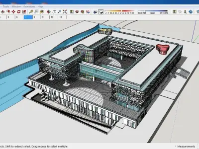 Sketchup Museum 124 3D model