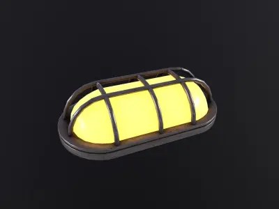 BunkerLight 3D Model Low-poly 3D model